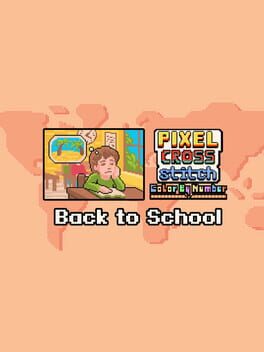 Pixel Cross Stitch: Color by Number - Back To School Pack Cover
