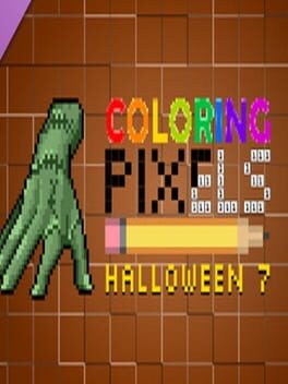 Coloring Pixels: Halloween 7 Cover