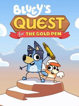 Bluey's Quest for the Gold Pen Cover