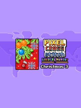 Pixel Cross Stitch: Color by Number - Christmas Pack 3 Cover
