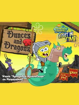 SpongeBob SquarePants: Lost In Time - Dunces and Dragons Cover
