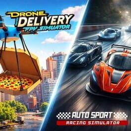 Auto Sport Racing & Drone Delivery: FPV Simulator Cover