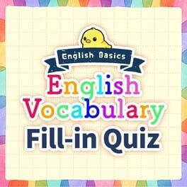 English Basics English Vocabulary Fill-in Quiz Cover