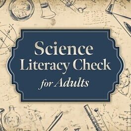 Science Literacy Check for Adults Cover