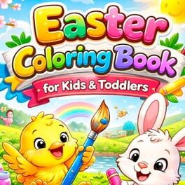 Easter Coloring Book for Kids & Toddlers Cover