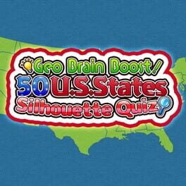 Geo Brain Boost! 50 U.S. States Silhouette Quiz Cover