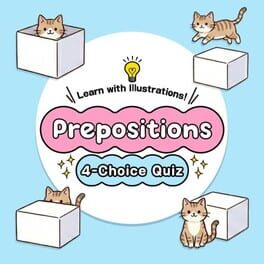 Learn with Illustrations! English Prepositions 4-Choice Quiz Cover