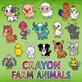 Crayon Farm Animals Cover