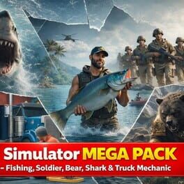 Simulator Mega Pack: Fishing, Soldier, Bear, Shark & Truck Mechanic Cover