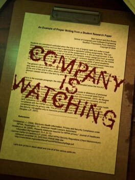 Company is Watching Cover