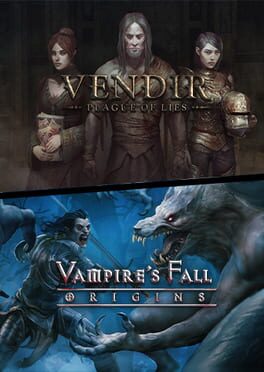 Vendir: Plague of Lies + Vampire's Fall: Origins Cover