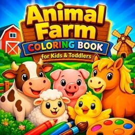 Animal Farm Coloring Book for Kids & Toddlers Cover