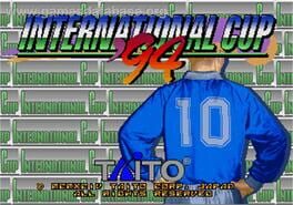 International Cup '94 Cover
