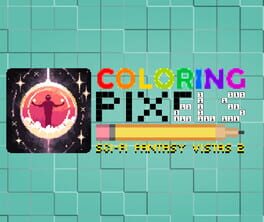 Coloring Pixels: Sci-Fi Fantasy Vistas 2 Pack Cover