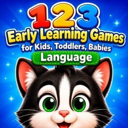123 Early Learning Games for Kids, Toddlers, Babies: Language Cover