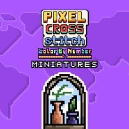 Pixel Cross Stitch Color by Number: Miniatures Cover