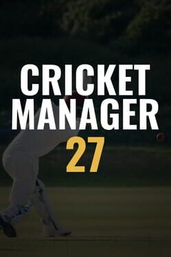 Cricket Manager 27 Cover