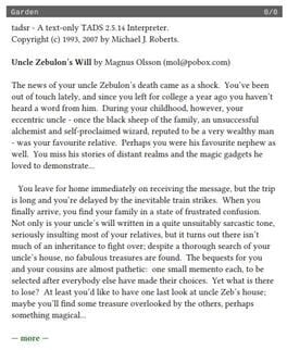 Uncle Zebulon's Will Cover