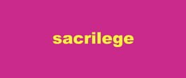 Sacrilege Cover