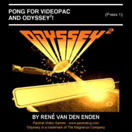 Pong for VideoPac and Odyssey 2! Cover