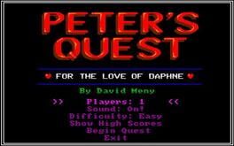 Peter's Quest: For the Love of Daphne Cover