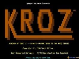 Kingdom of Kroz II Cover