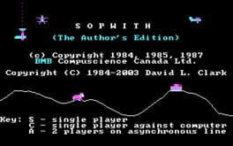 Sopwith: The Author's Edition Cover