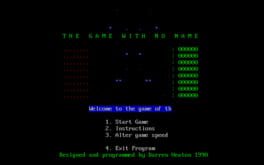 The Game With No Name Cover