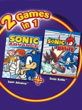 2 Games in 1: Sonic Advance + Sonic Battle Cover