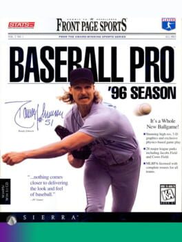 Front Page Sports: Baseball Pro '96 Season Cover